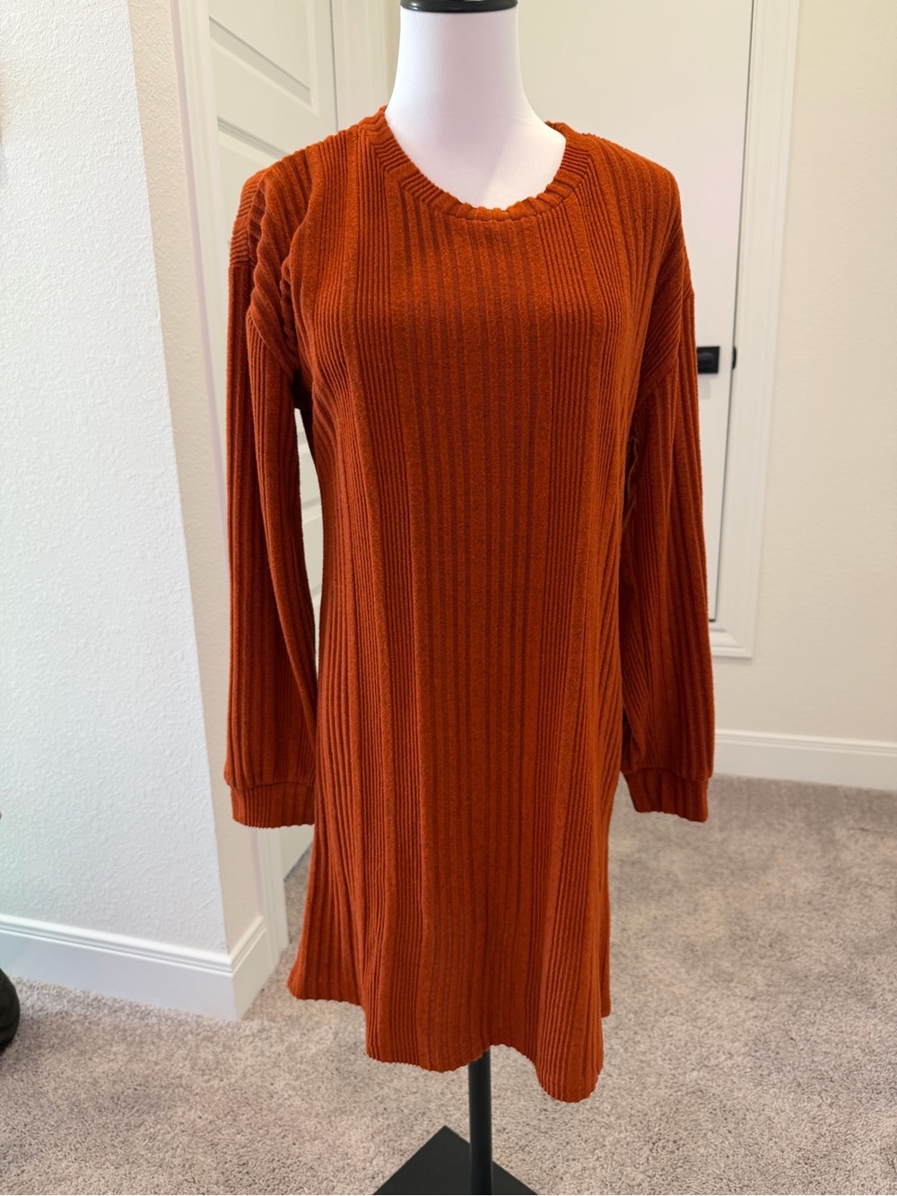 EKOUAER orange dress